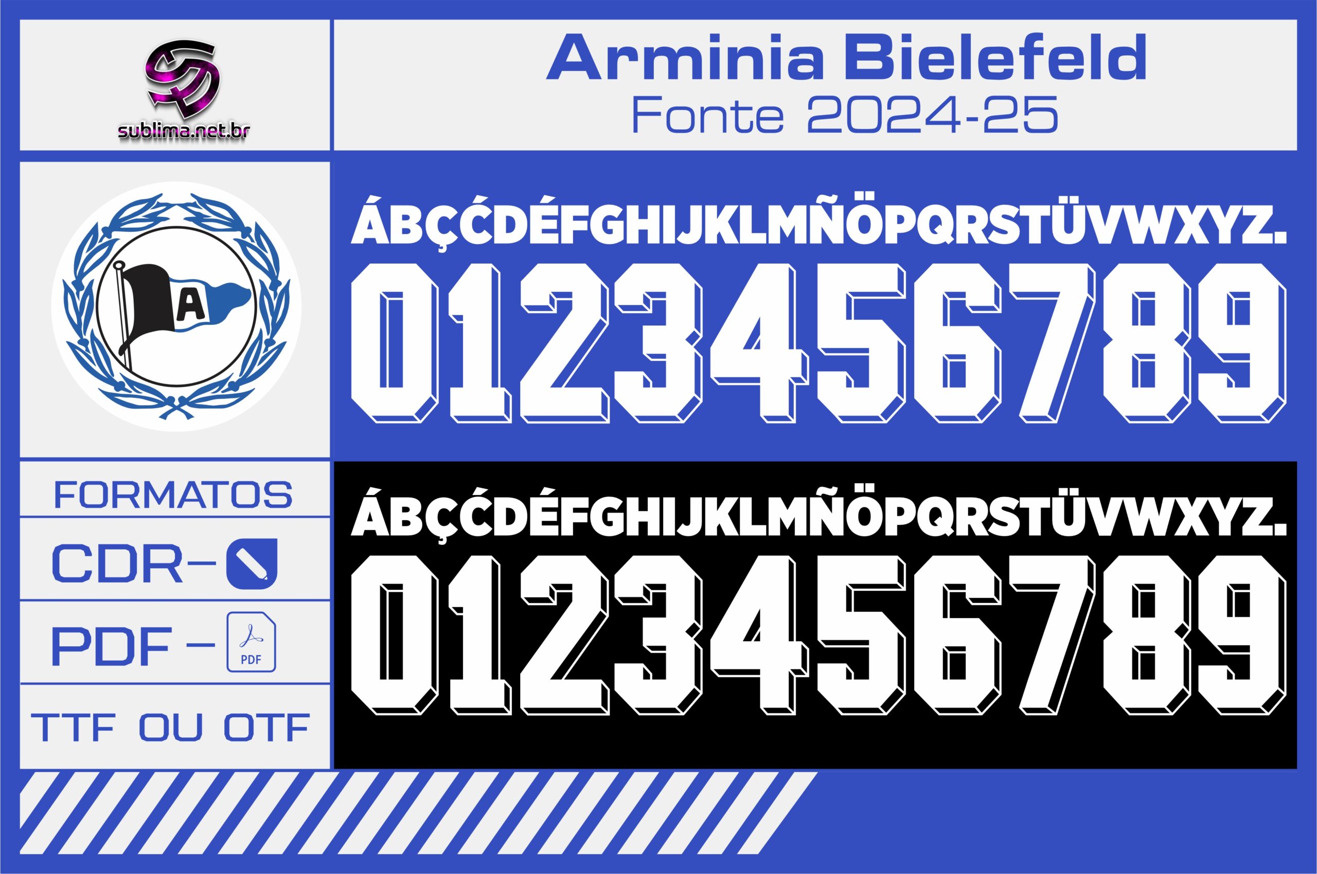 Fonte Arminia Bielefeld 2024-25 Macron