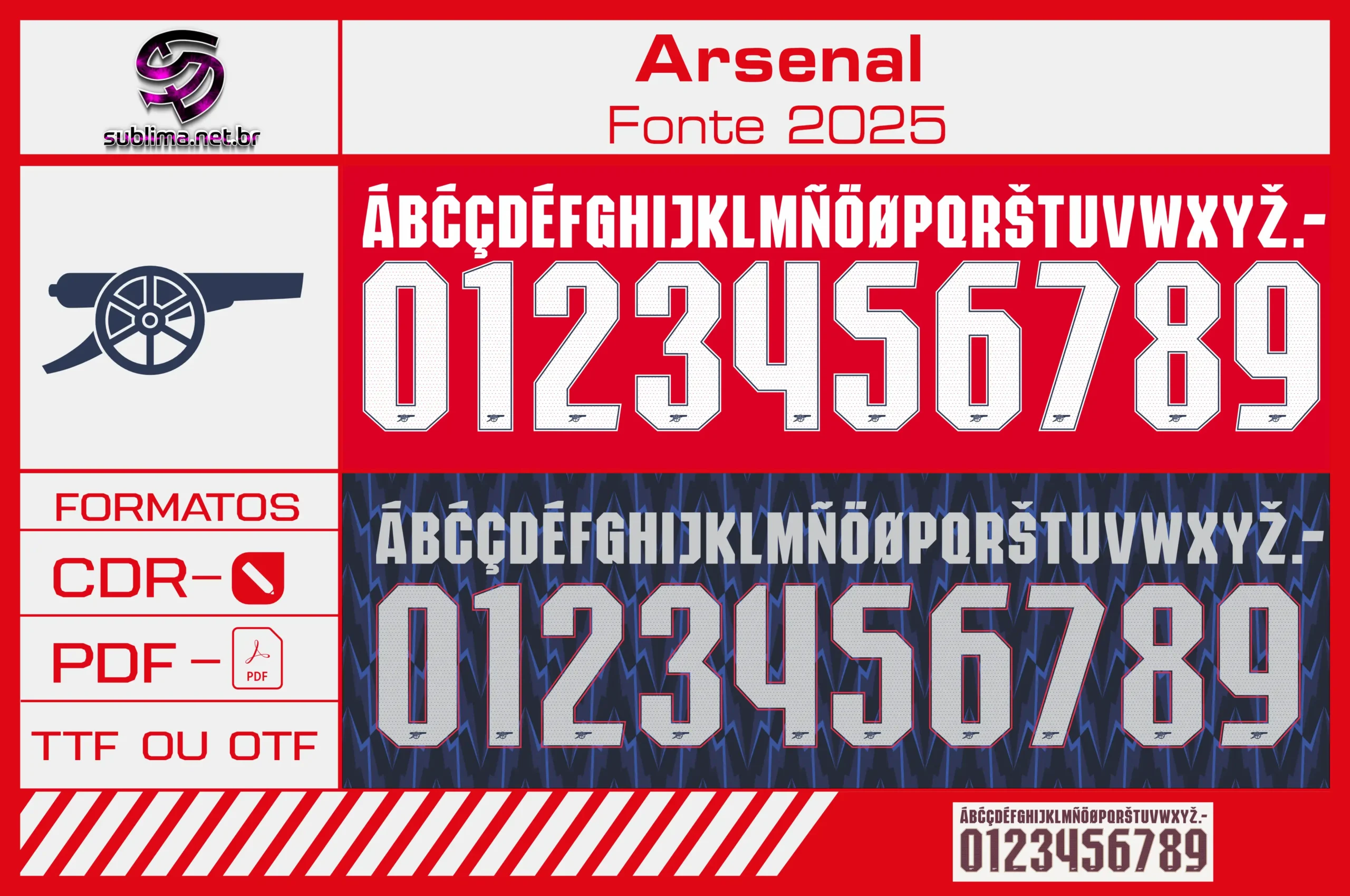 Arte vetor camisa Arsenal 2025 2026
