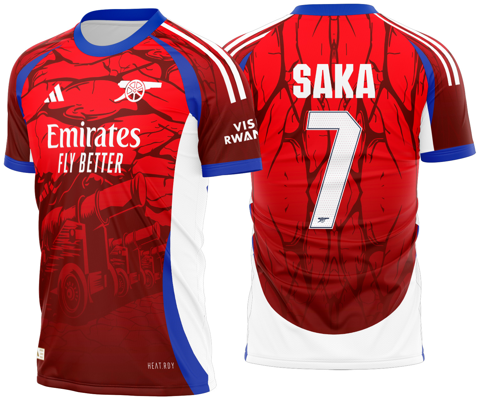 Arte vetor camisa Arsenal Conceito 2025