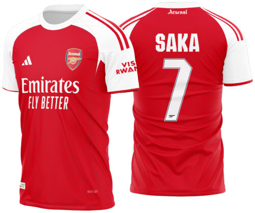 Arte Vetor Camisa Arsenal Local 2025-2026