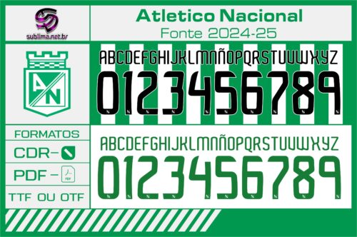 Fonte Atlético Nacional 2024-25