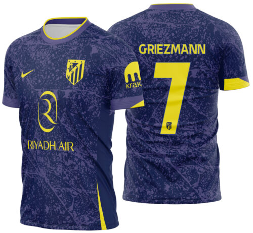 Arte Vetor Camisa Atletico Madrid Concept 2025