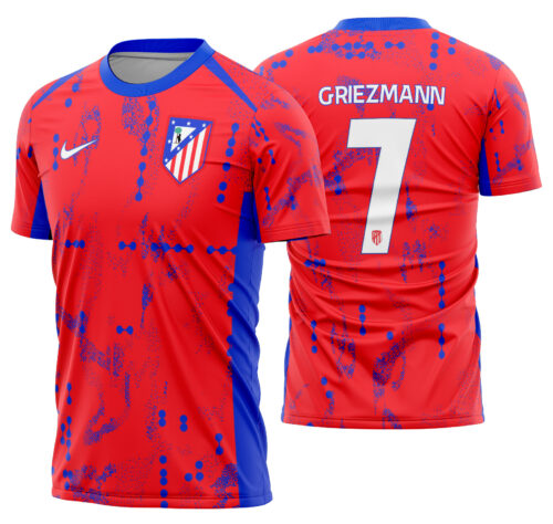 Arte vetor camisa Atletico Madrid Pre-jogo 2024-2025