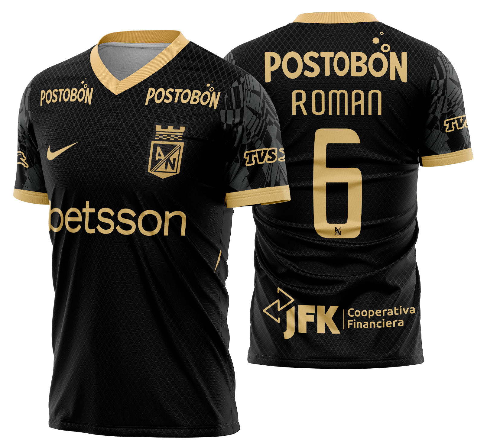 Arte vetor camisa Atletico Nacional Visita 2025