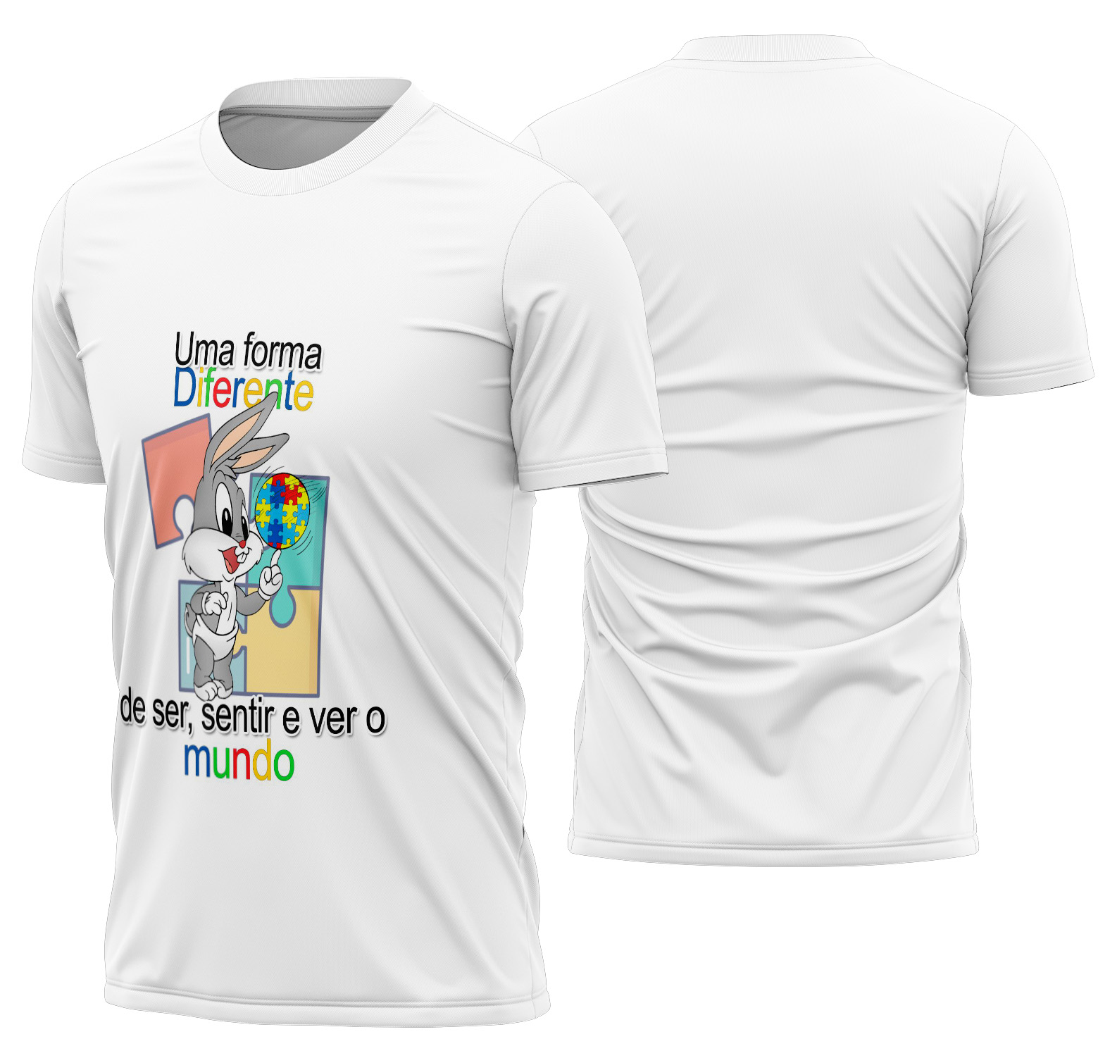 Arte estampa camisa Autismo Mod-11
