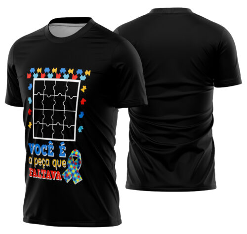Arte estampa camisa Autismo Mod-20