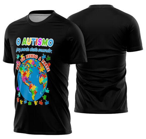 Arte estampa camisa Autismo Mod-21