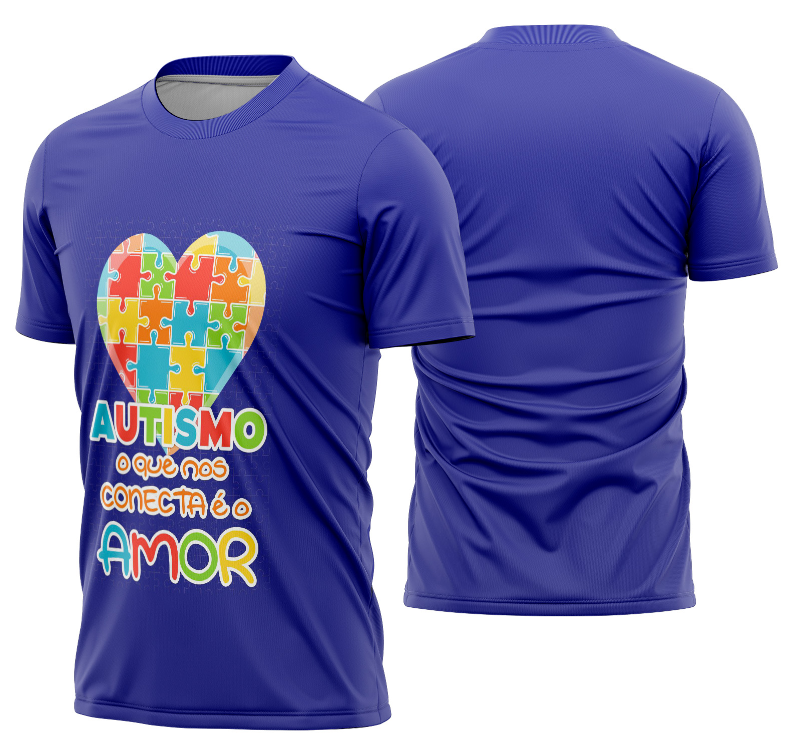 Arte estampa camisa Autismo Mod-22