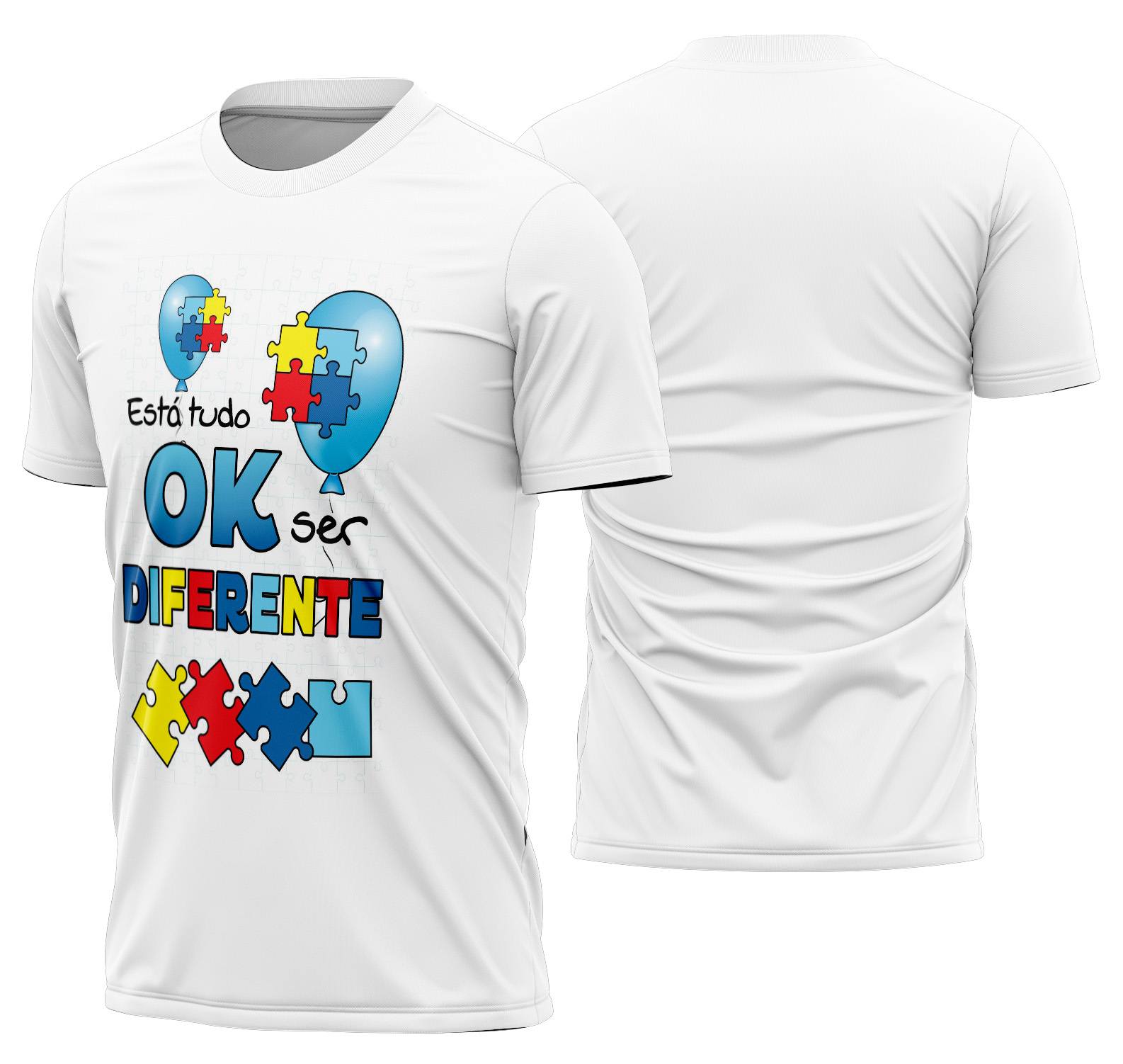 Arte estampa camisa Autismo Mod-23