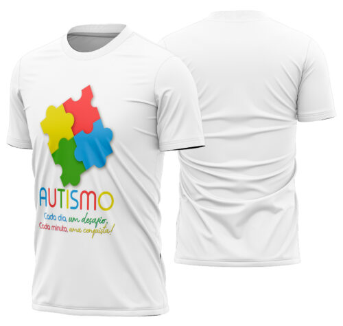 Arte estampa camisa Autismo Mod-24