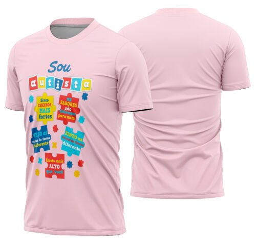 Arte estampa camisa Autismo Mod-25