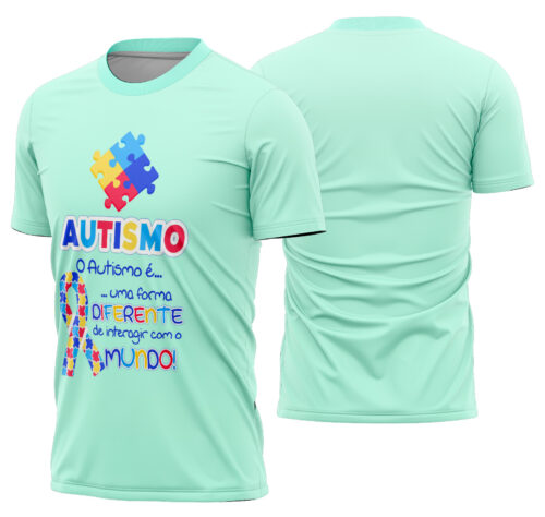 Arte estampa camisa Autismo Mod-27