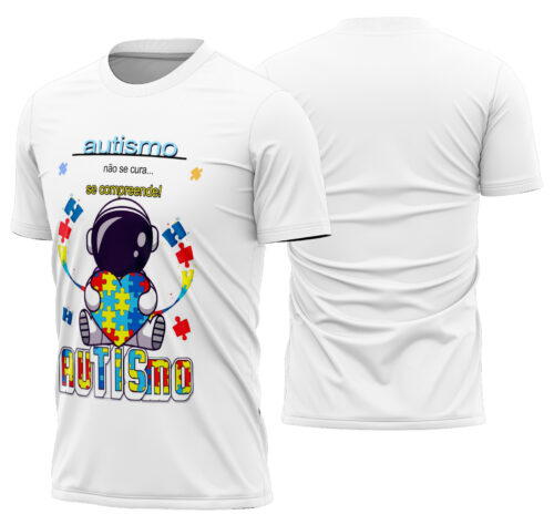 Arte estampa camisa Autismo Mod-5