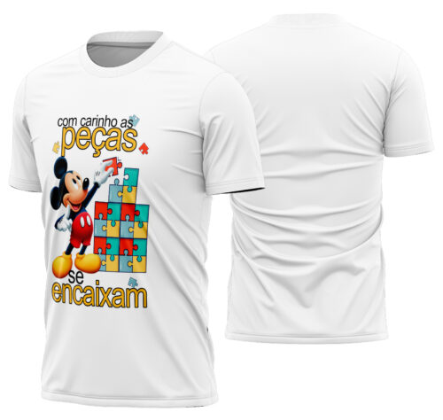 Arte Vetor Camisa Autismo Mod-8