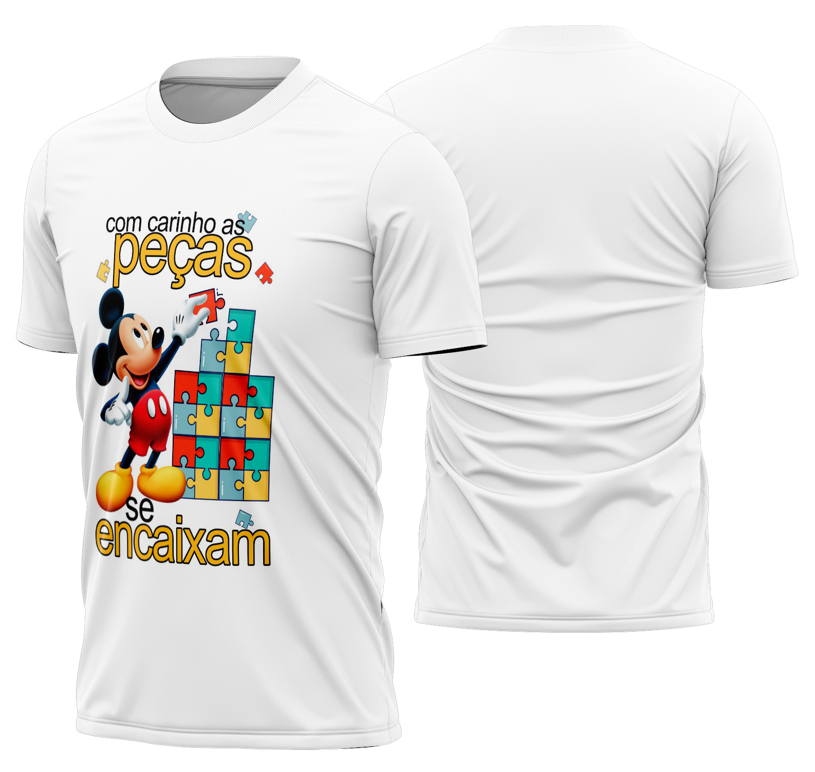 Arte Vetor Camisa Autismo Mod-8