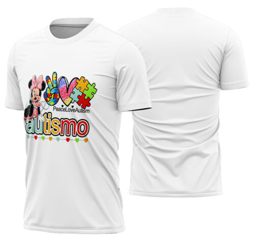 Arte Vetor Camisa Autismo Mod-9