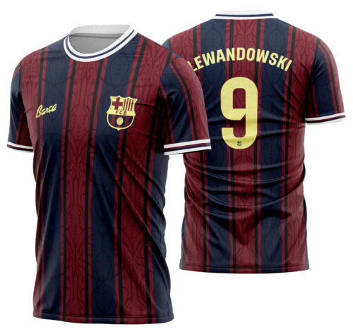 Arte vetor camisa Barcelona Retro Especial 2025