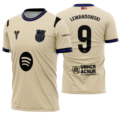 Arte Vetor Camisa Barcelona Visita 2025-2026