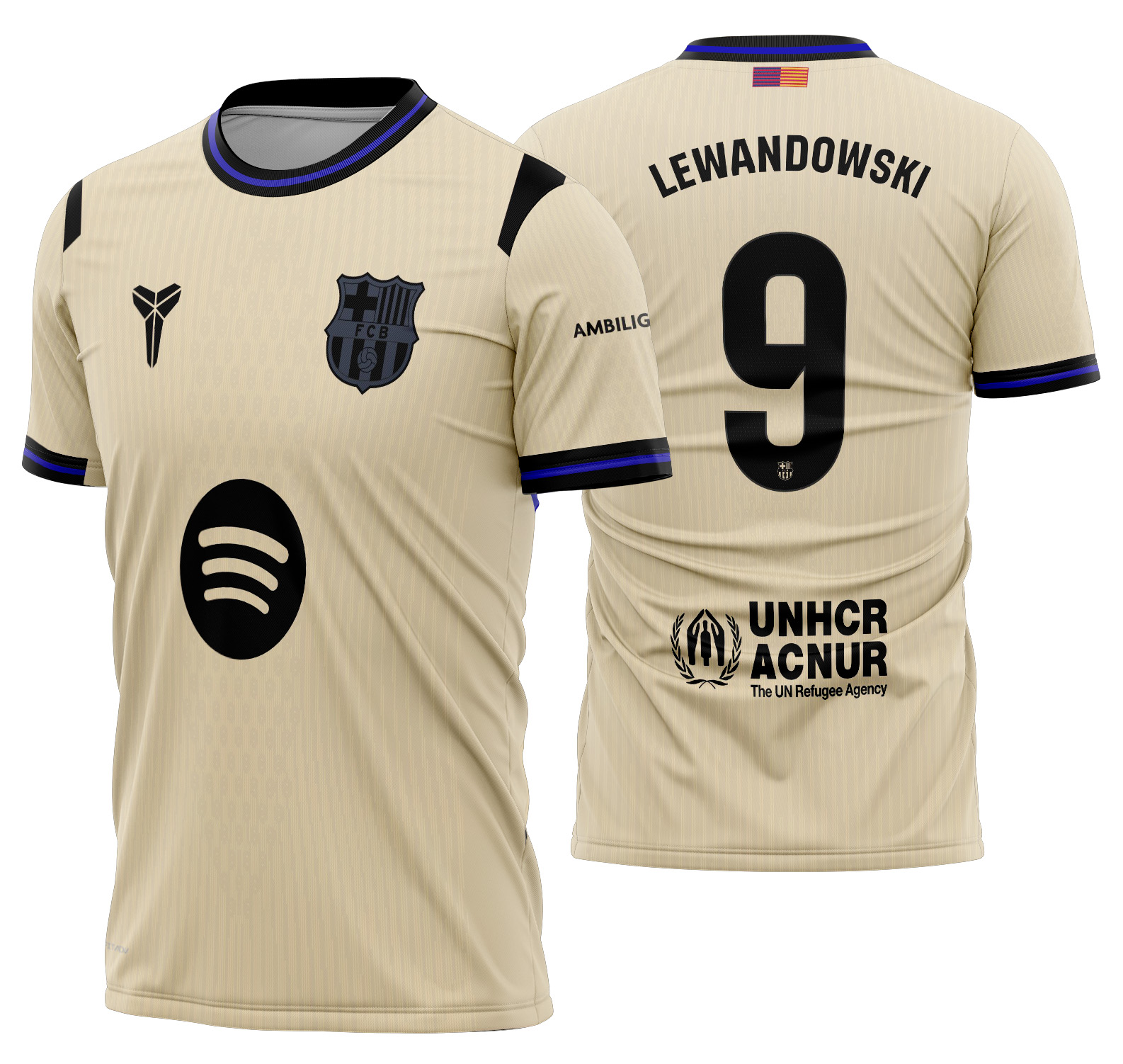 Arte Vetor Camisa Barcelona Visita 2025-2026