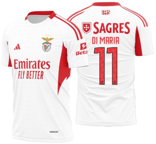 Arte Vetor Camisa Benfica Alternativa 2025-2026