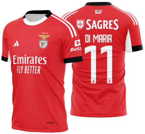 Arte Vetor Camisa Benfica Local 2025-2026