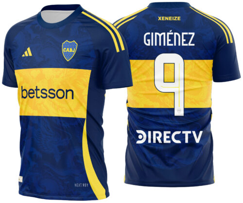 Arte Vetor Camisa Boca Juniors Concept 2025-26