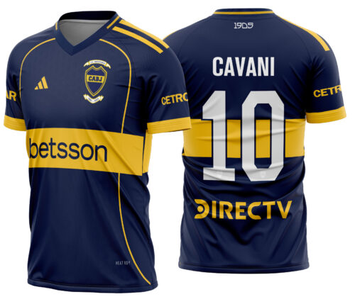 Arte Vetor Camisa Boca Juniors Local 2026