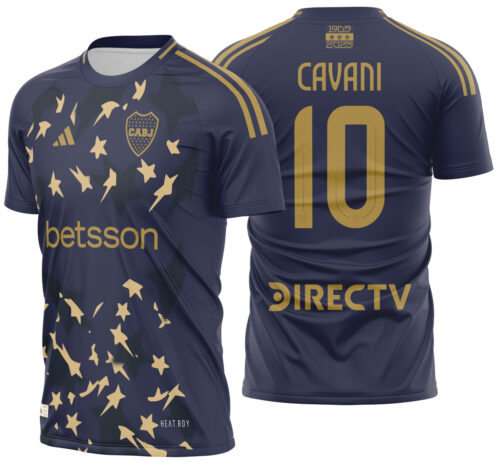Arte Vetor Camisa Boca Juniors Terceira 2025