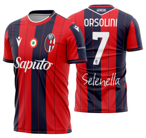 Arte Vetor Camisa Bologna Local 2025-2026