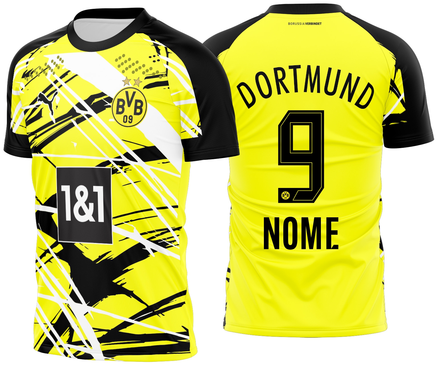 Arte vetor camisa Borussia Concept 2025
