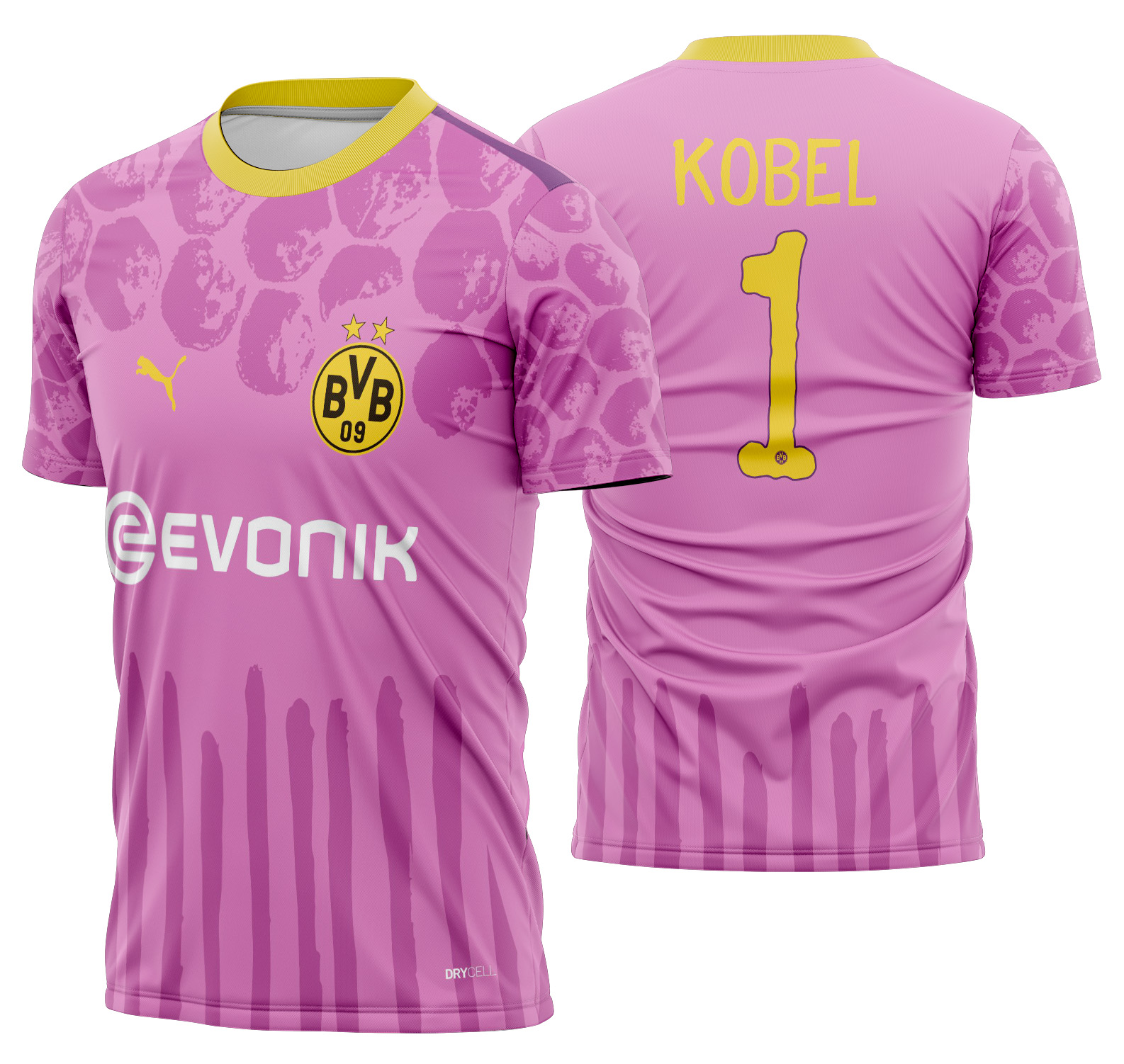 Arte Vetor Camisa Borussia D. CWC Goleiro 2025