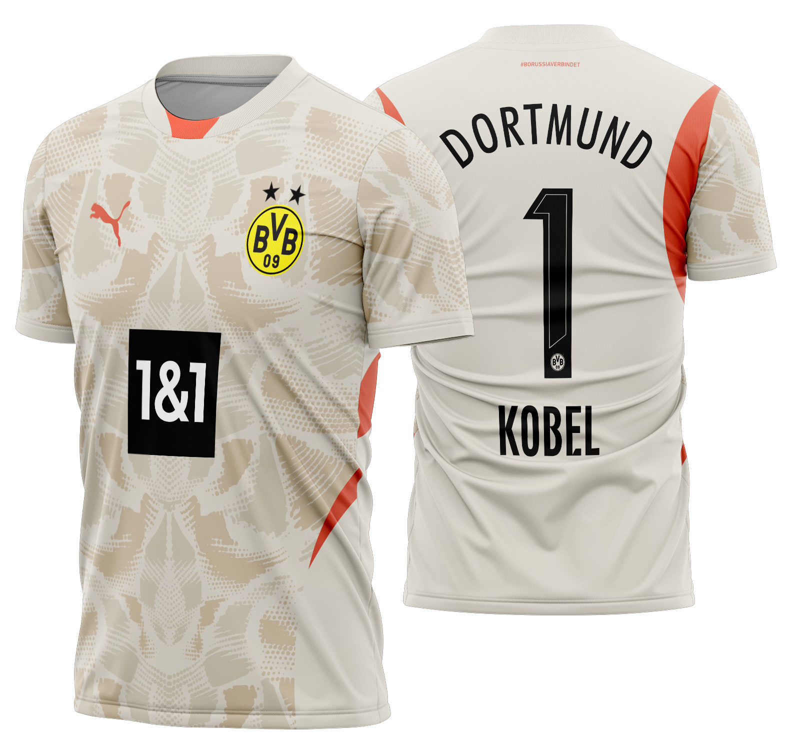 Arte vetor camisa Borussia Dortmound Goleiro 1 2024-25