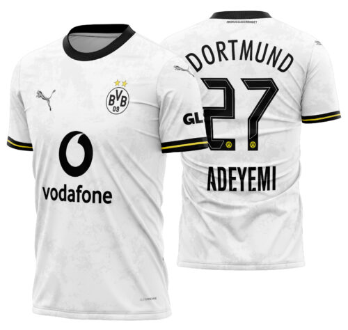 Arte Vetor Camisa Borussia Dortmund Alternativa 2025-2026