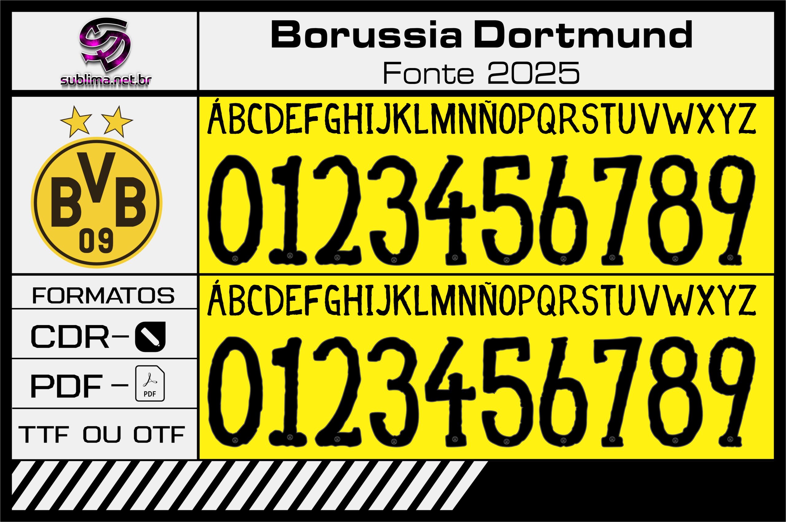 Fonte Borussia Dortmund Kids Super 2025