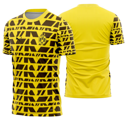 Arte Vetor Camisa Borussia Pre-jogo Local 2025-2026