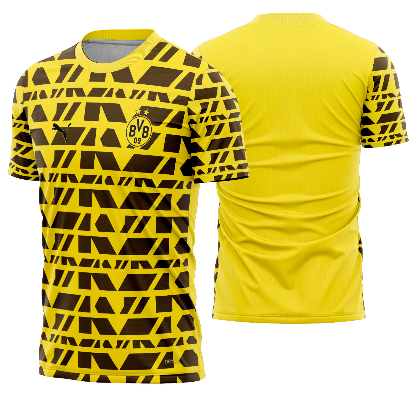 Arte Vetor Camisa Borussia Pre-jogo Local 2025-2026