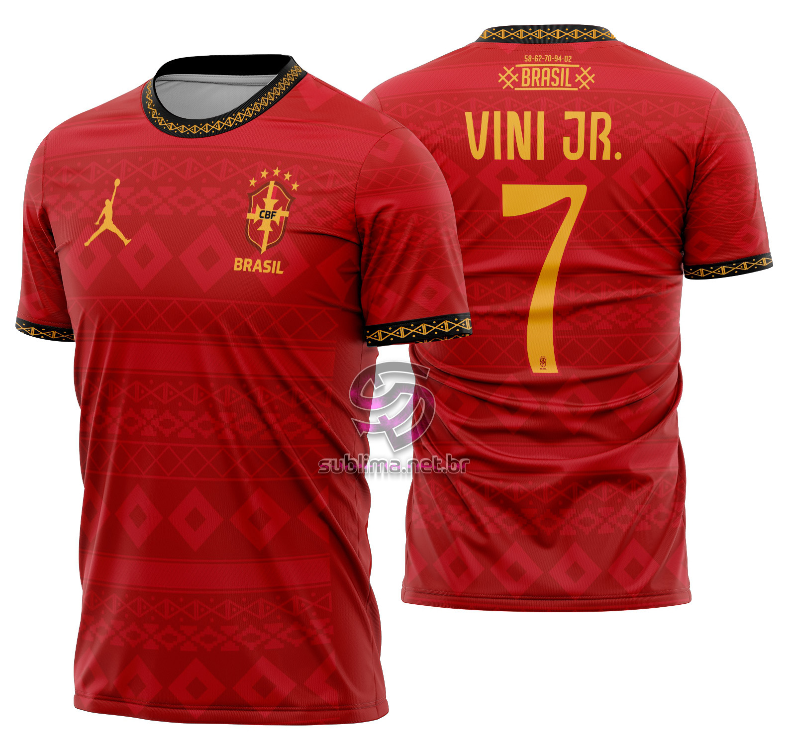 Arte Vetor Camisa Brasil Concept 2025