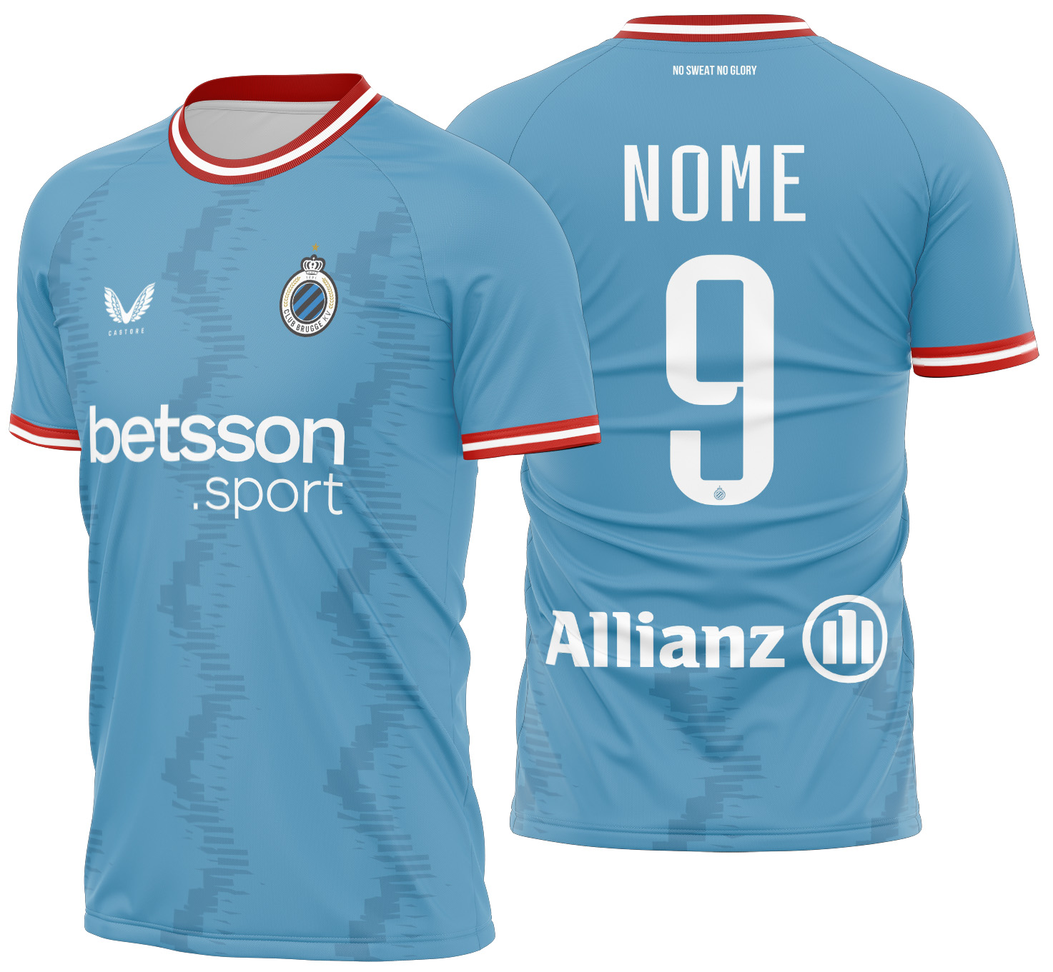 Arte vetor camisa Brugge K.V. Tercera 2025-2026