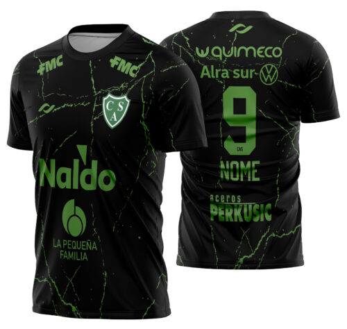Arte vetor camisa CA Sarmiento Alternativa 2025