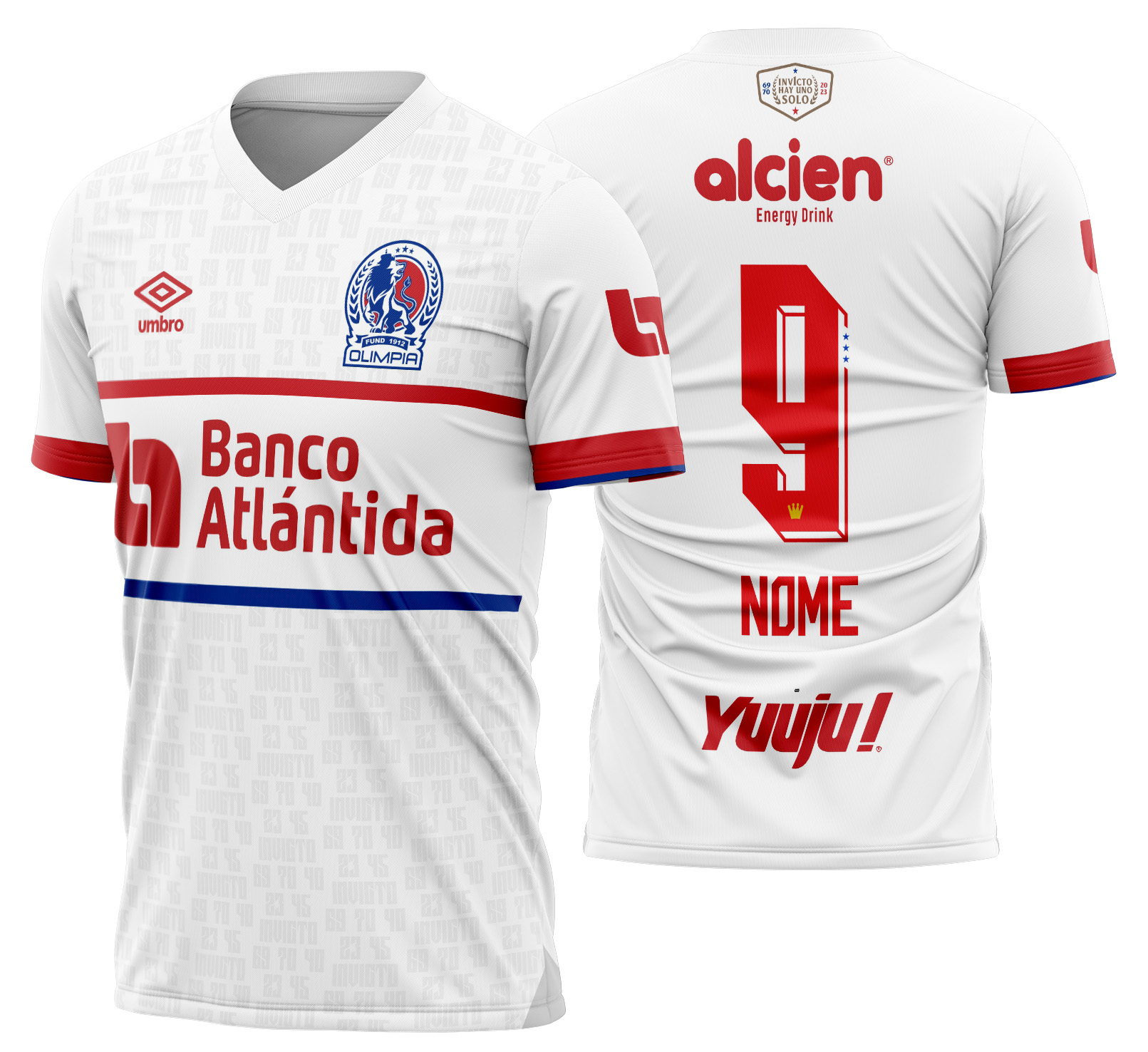 Arte Vetor Camisa CD Olimpia Local 2025-2026