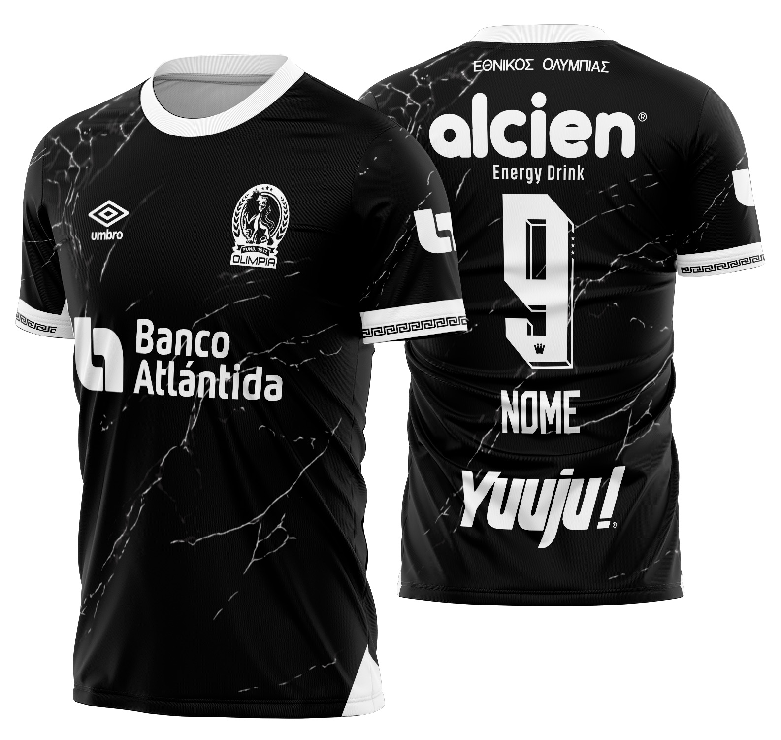 Arte Vetor Camisa CD Olimpia Tercera 2025-2026