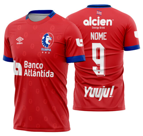 Arte Vetor Camisa CD Olimpia Visita 2025-2026