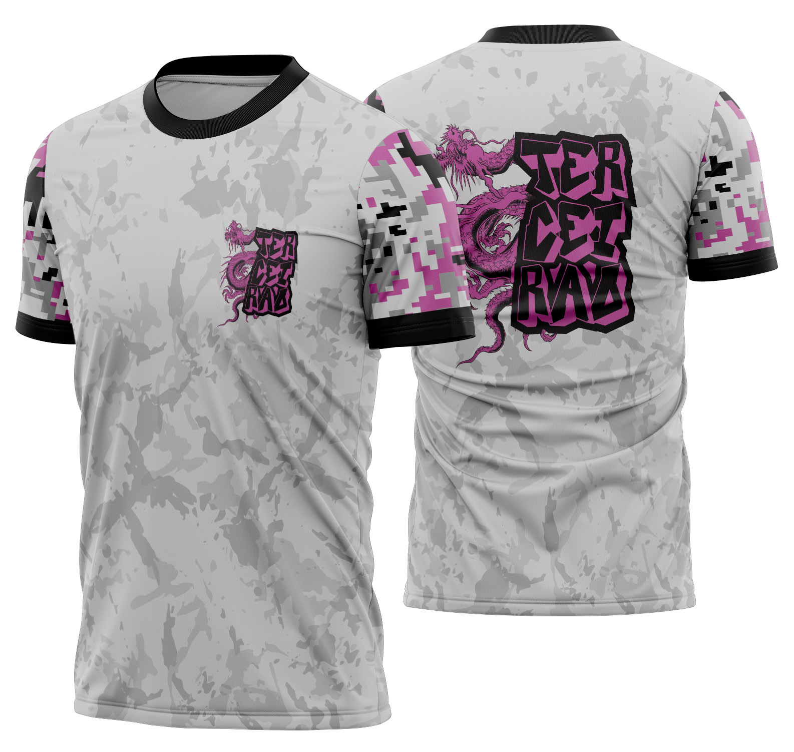 Arte vetor camisa Terceirão Dragão Mod-3