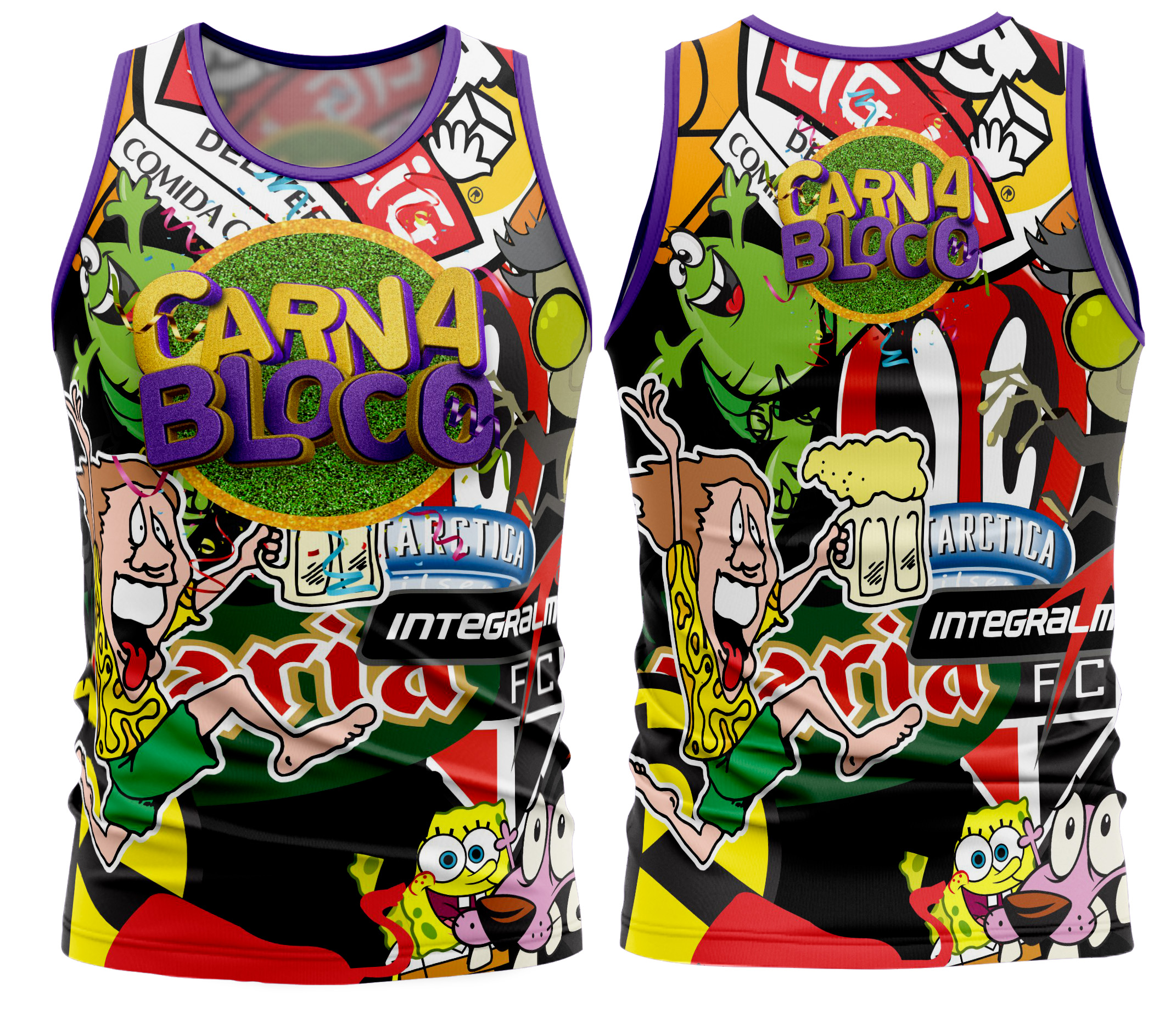 Arte vetor camisa Carnaval-Mod-71