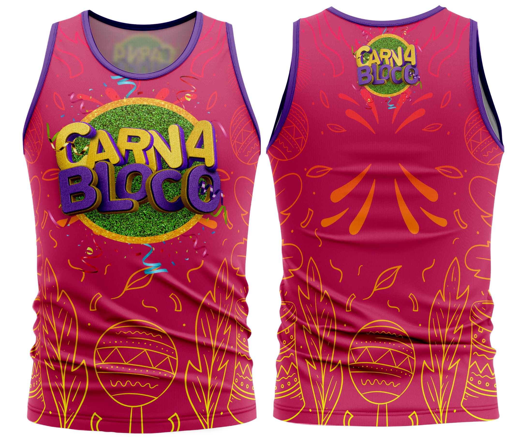 Arte vetor camisa Carnaval-Mod-84