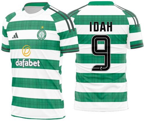 Arte Vetor Camisa Celtic Local 2025-2026