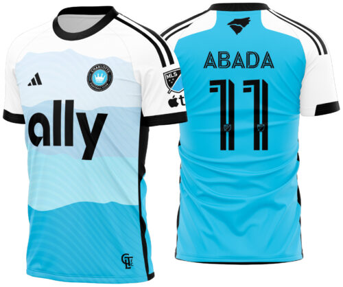 Arte vetor camisa Charlotte FC Local 2025