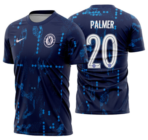 Arte vetor camisa Chelsea Pré-jogo 2024-2025