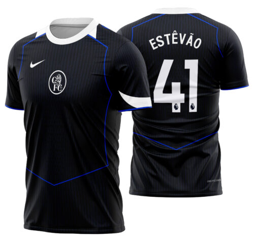 Arte Vetor Camisa Chelsea Terceira 2025-2026