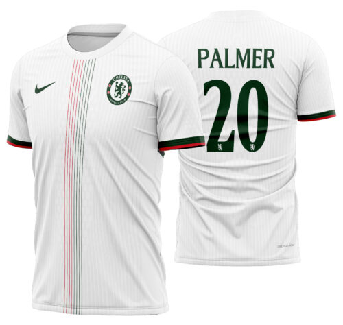 Arte Vetor Camisa Chelsea Visita 2025-2026